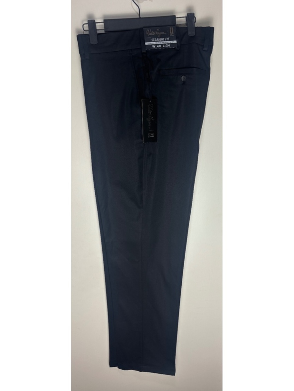 Walter Hagen Perfect 11 Golf Pants Mens 40x34 Black Straight Fit NWT $80